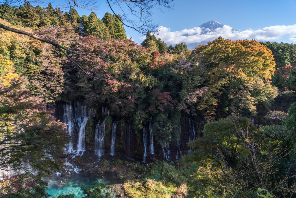 富士と白糸