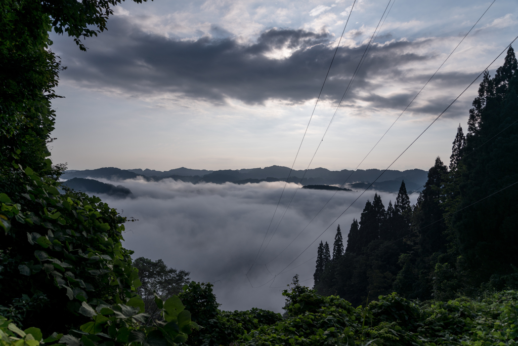 雲に消える