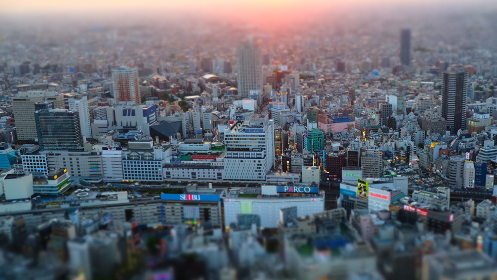 ジオラマモード撮影