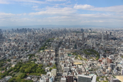 大阪・地上300メートルの景色