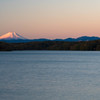 曙光差す富士山