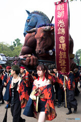 藝祭神輿パレード 彫刻 先端 管楽器 音環 ピアノ