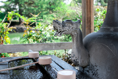龍の手水舎