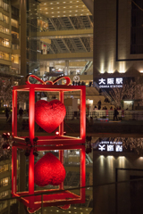 大阪駅のハート