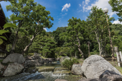 鶴見緑地の日本庭園