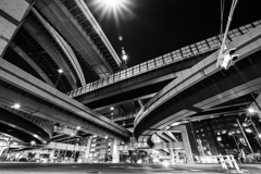 阿波座JCT～monochrome