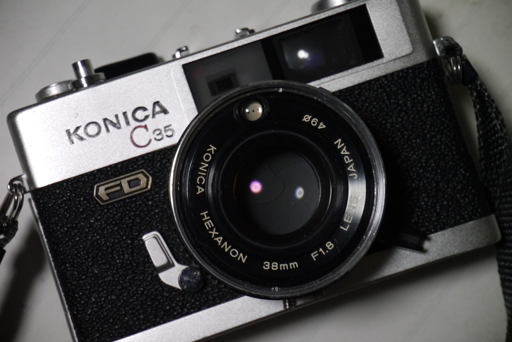 FD  HEXANON 38mm F1.8 KONICA C35