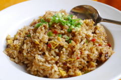 17 日の昼飯　喫茶店でご飯