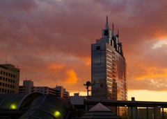 川崎の夕空