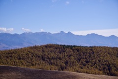 八ヶ岳を望む