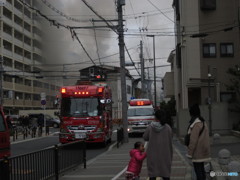 火災現場に遭遇