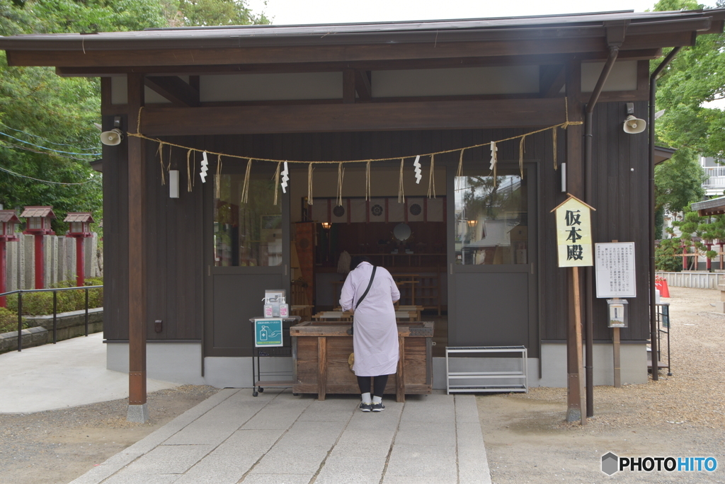 神社建て替え中