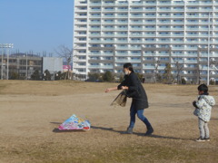 親子でカイト