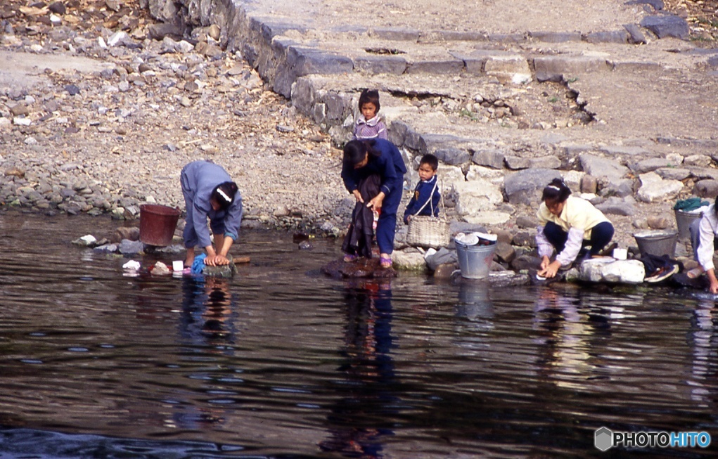 中国漓江洗濯中