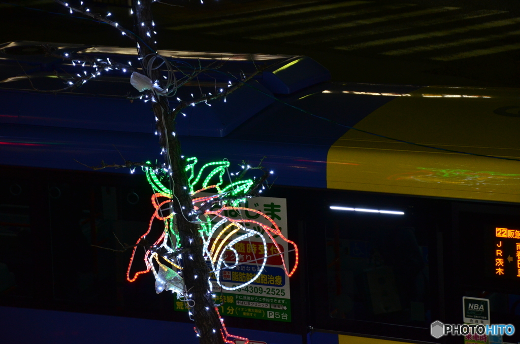 駅前イルミネーション