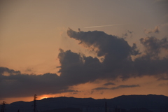 沈む夕日