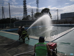 放水はじめ