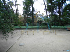 公園の拡張工事