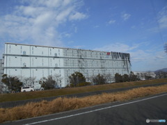 シンプルな高層倉庫
