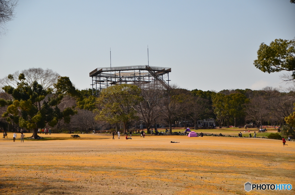 万博記念公園内