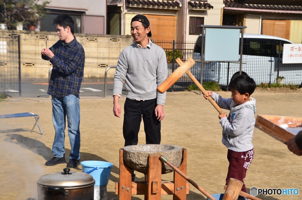 餅つき大会