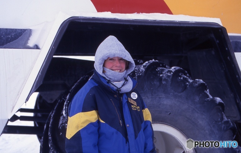 女性の乗務員さん