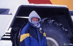 女性の乗務員さん