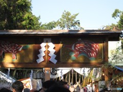 今年の干支くぐり