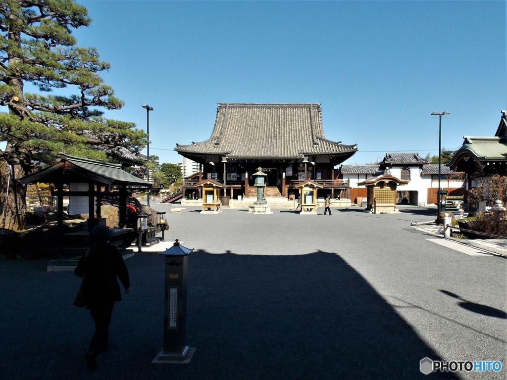 山門から