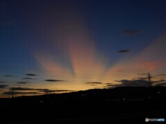 夕景です
