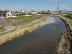 遠くから