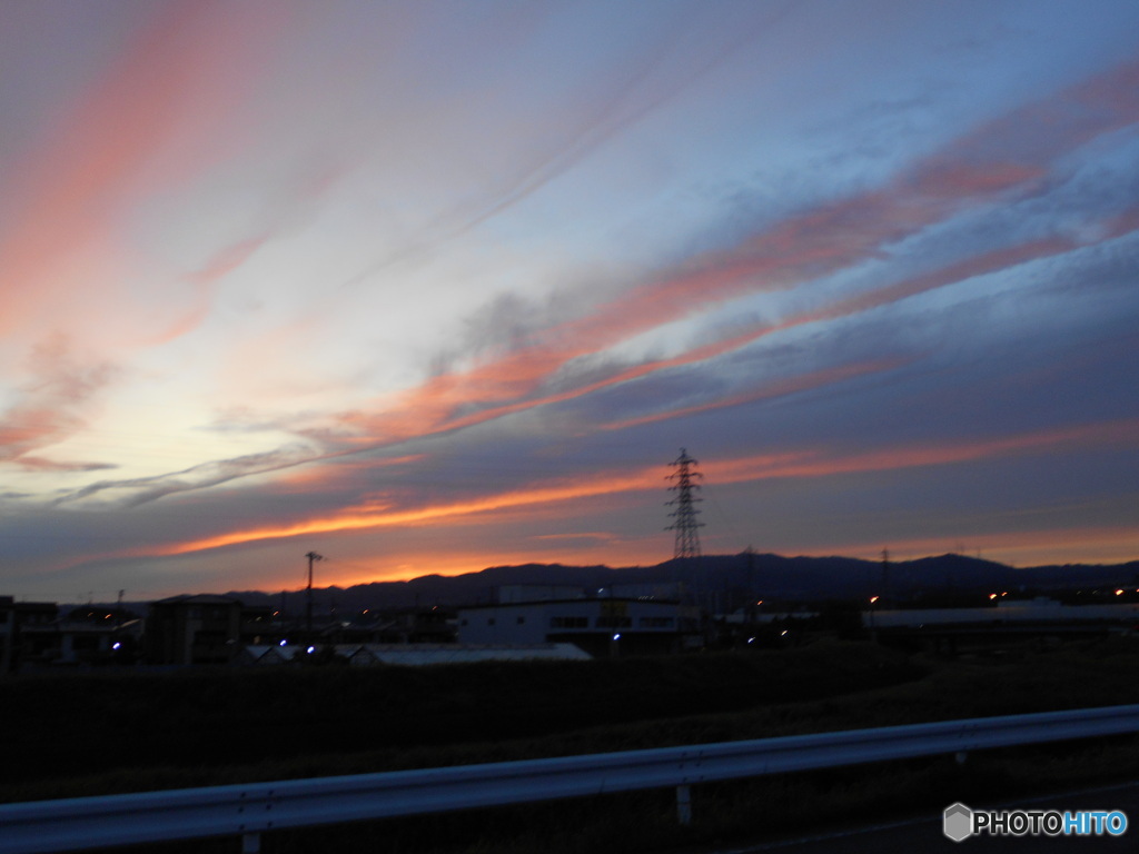 夕景だよ