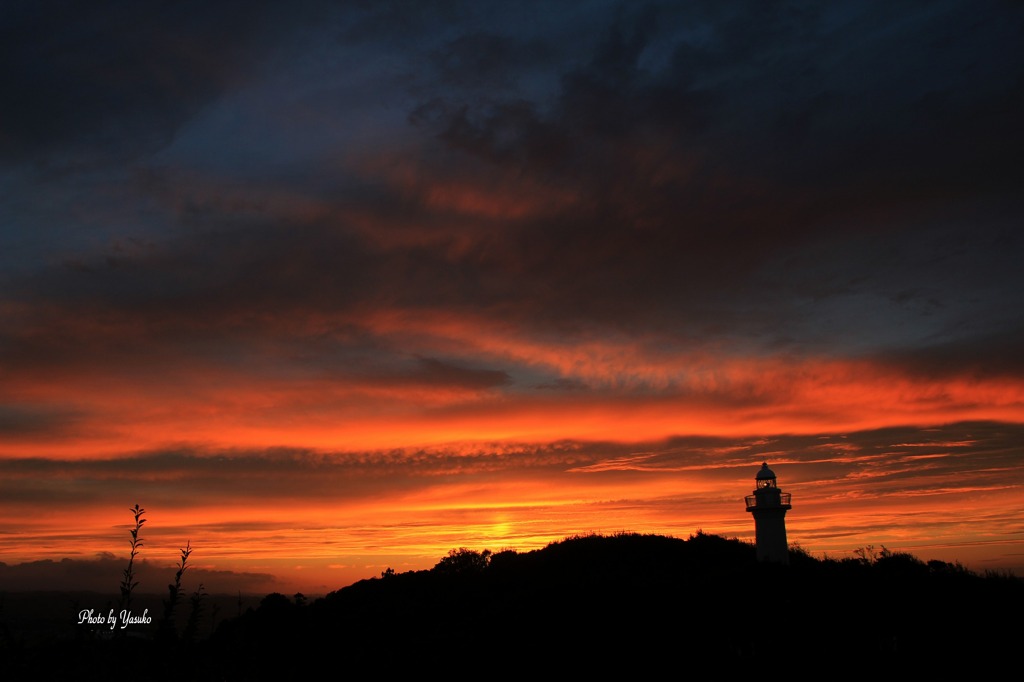 夕焼けの空