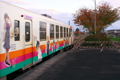 ハートの桜の木と鉄道むすめ