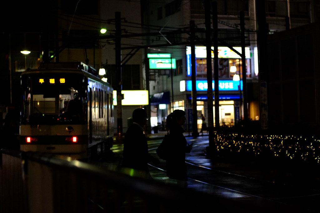 雨上がりの都電荒川線