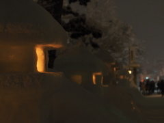 静寂の上杉雪灯篭祭り