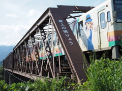 鉄道むすめ　最上川橋りょう