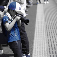 little cute photographer