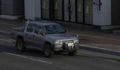 鹿撃ちハンターのクルマ