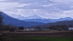 クマネシリ岳くっきり