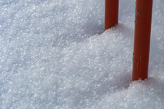 乾燥雪小粒結晶