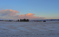 帰り道の夕焼け1