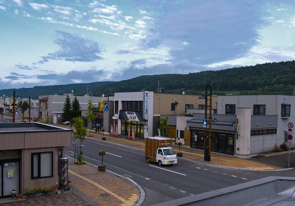 焼き芋屋さんが帰る夕方