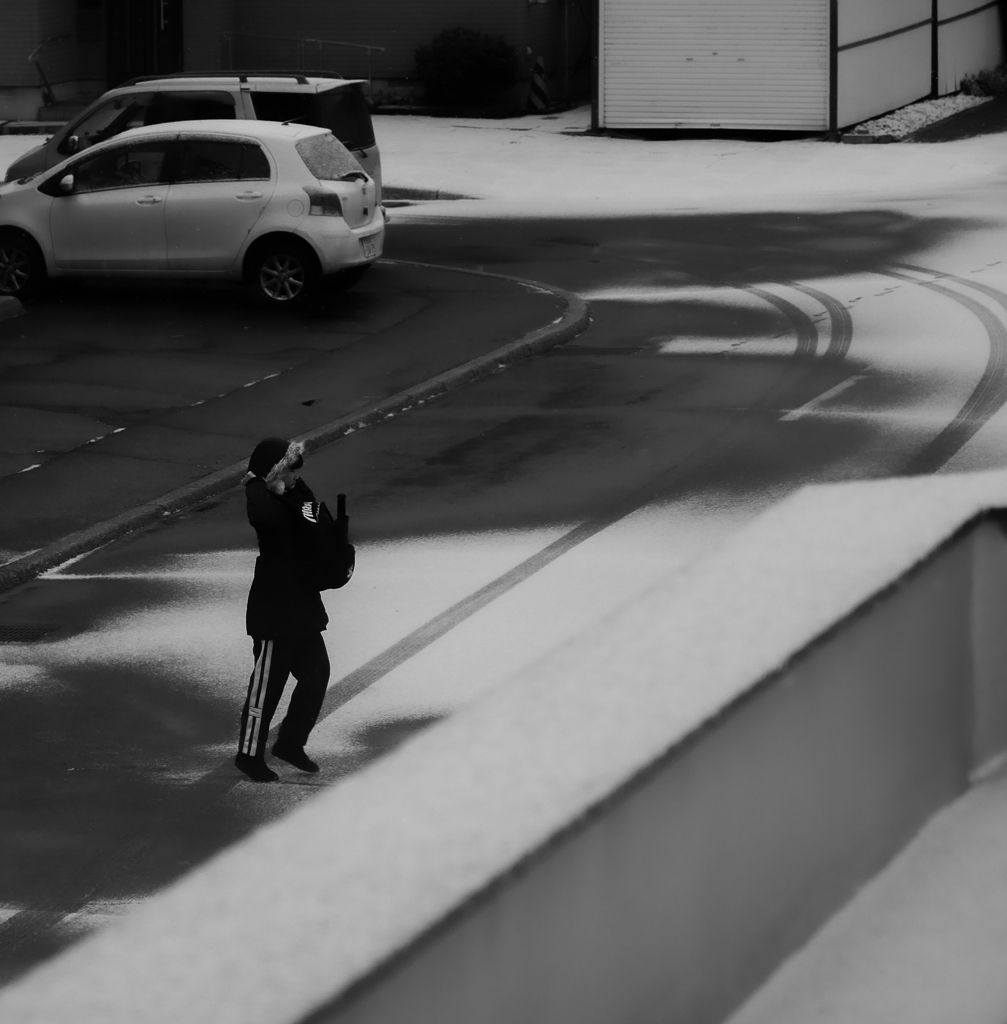 滑るよ　気を付けて！