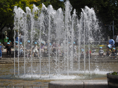 みんな水色　でもいいね