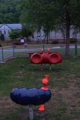 日曜散歩　遊具