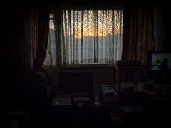 太陽様そろそろ お出まし