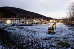 急がねば 雪まみれ