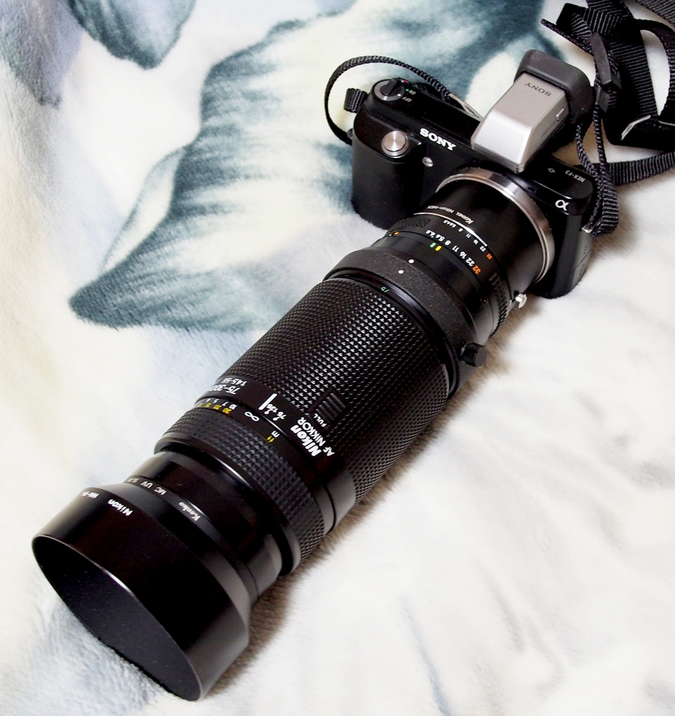 F3+OLD NIKKOR 75-300