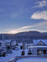 2日水曜日　日の出まじか